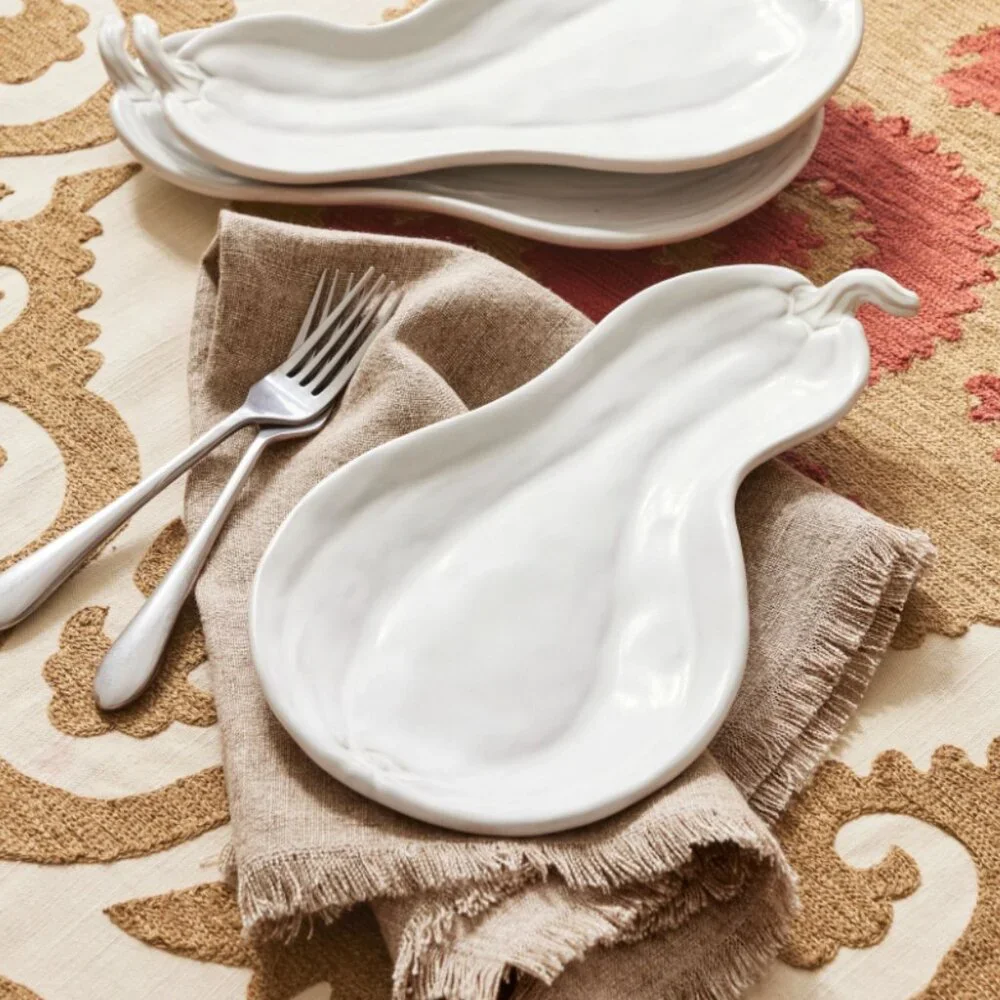 Pottery Barn Pumpkin Stoneware Platter
